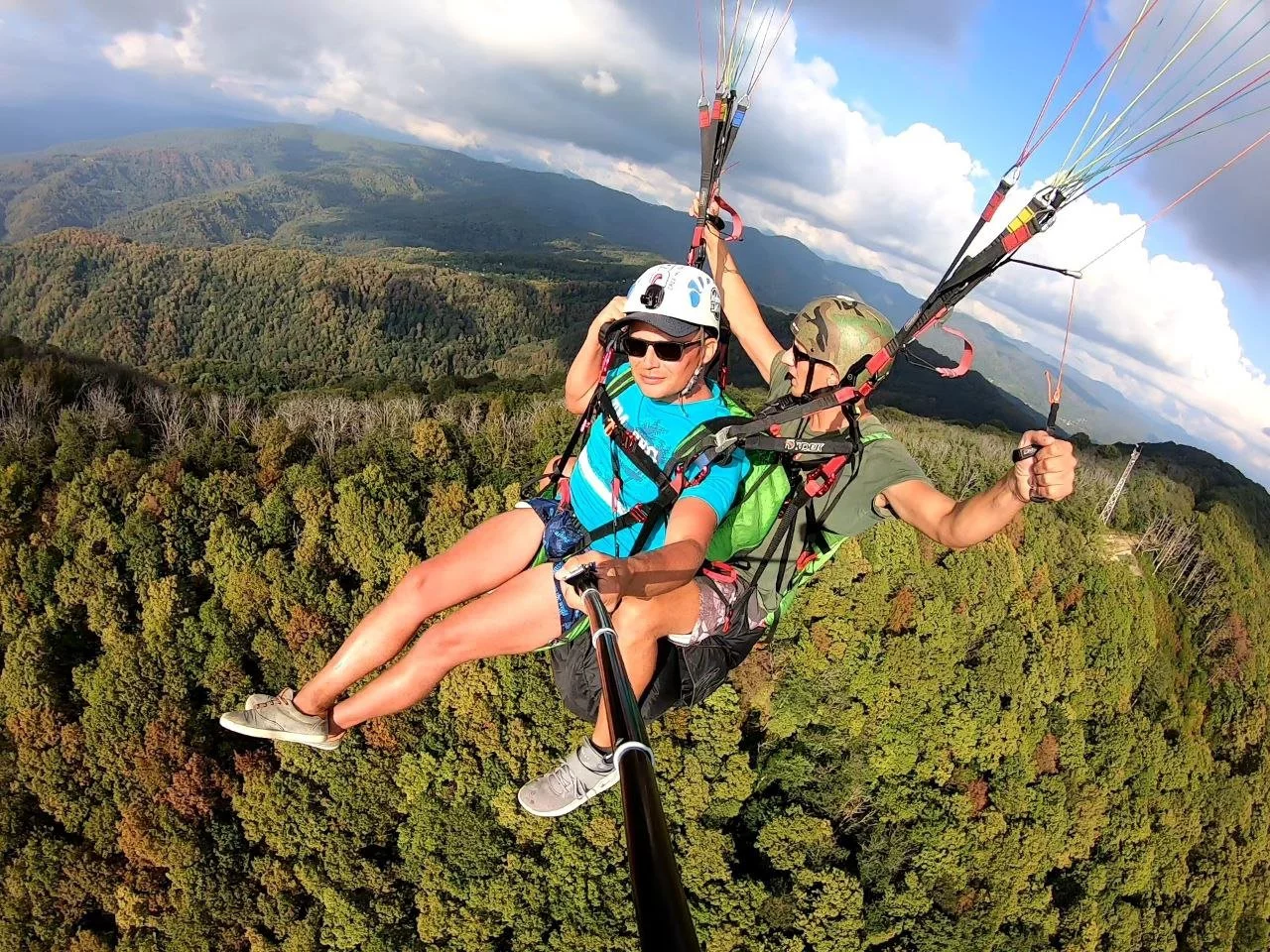 Полеты на параплане в Адлере